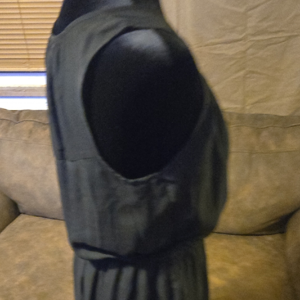 Black Buttonup Sleeveless Mini Dress Made By Love On A Hanger Size M - Picture 8 of 12